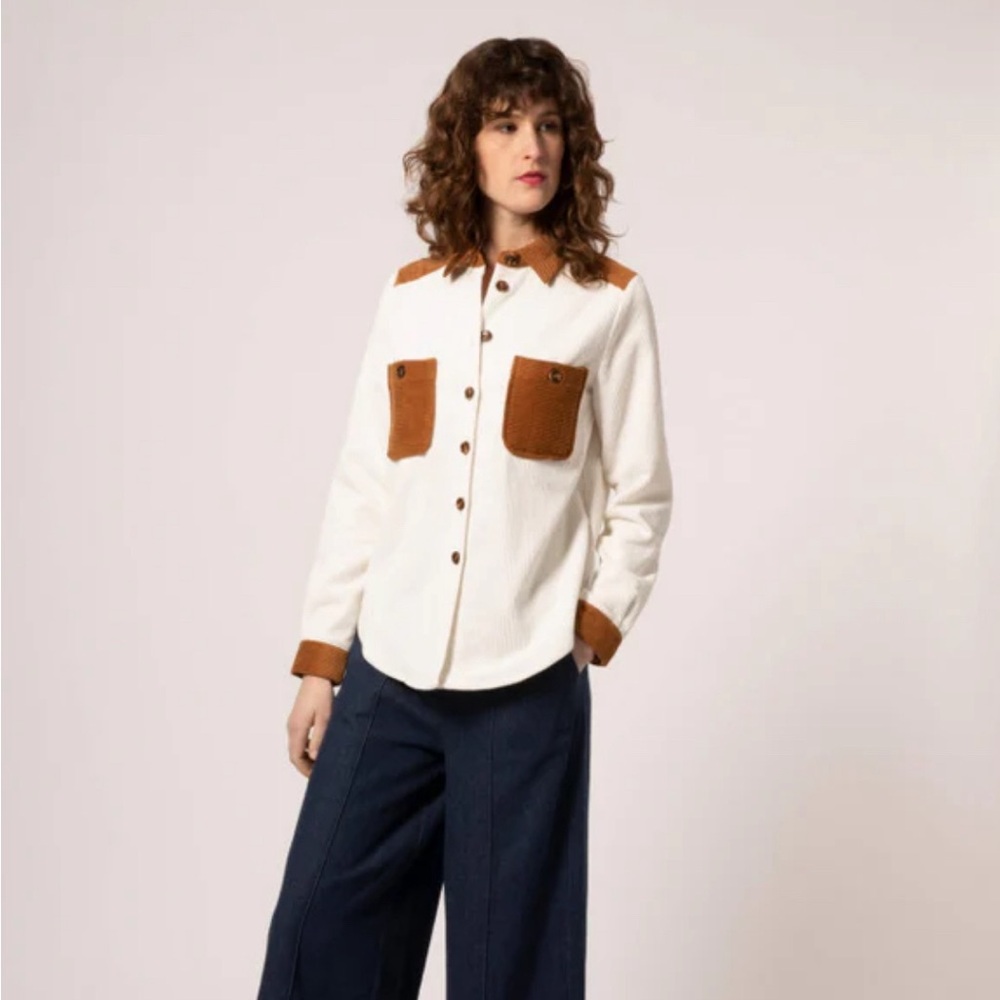 FRNCH Paris Cherokee Shirt in Cream